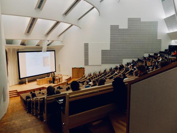 auditorium college class view